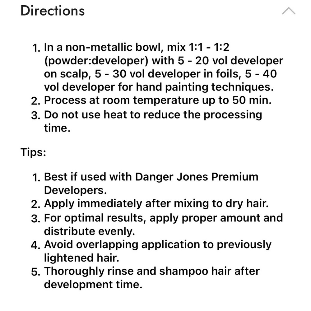 Danger Jones Powder Lightener & developer - Picture 3 of 4